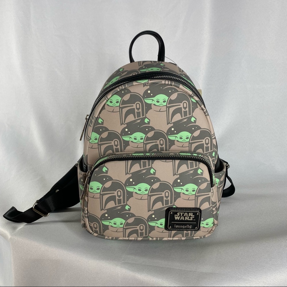 Star Wars Mandalorian Baby Yoda Loungefly Backpack
